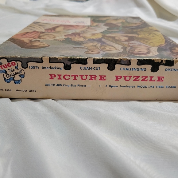 Tuco Picture Puzzle, Christ Blessing Little Children, 1961, Complete - Picture 5 of 9